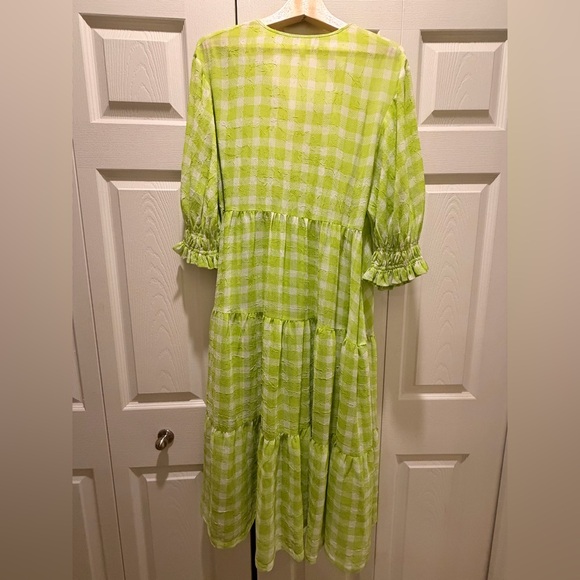 Urban Outfitters Gingham Wrap Dress - Picture 3 of 8
